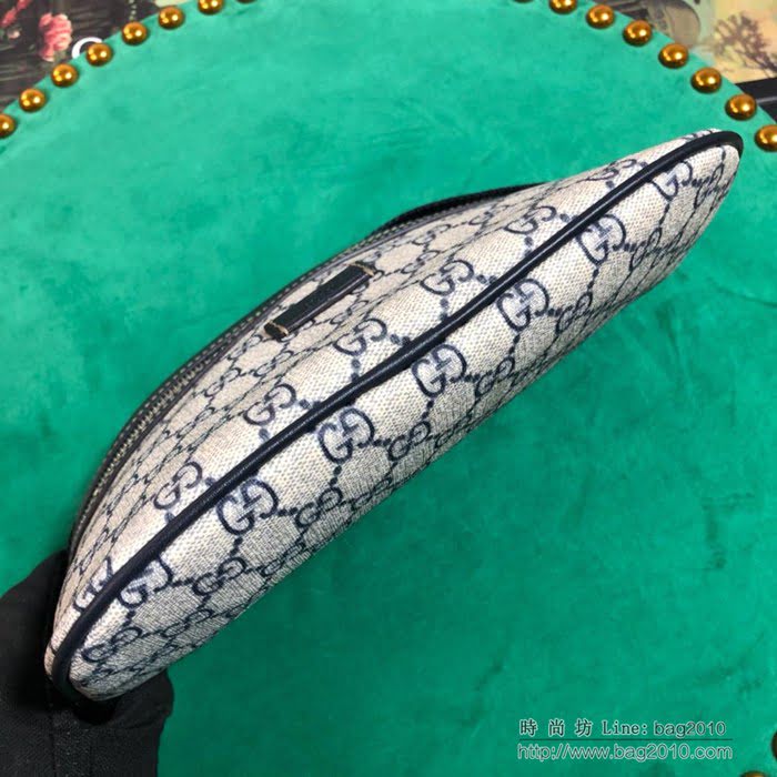 GUCCI古馳腰包 新款 專櫃品質 233269 進口牛皮 男士腰包 時尚單品 藍pvc  ydgq3411